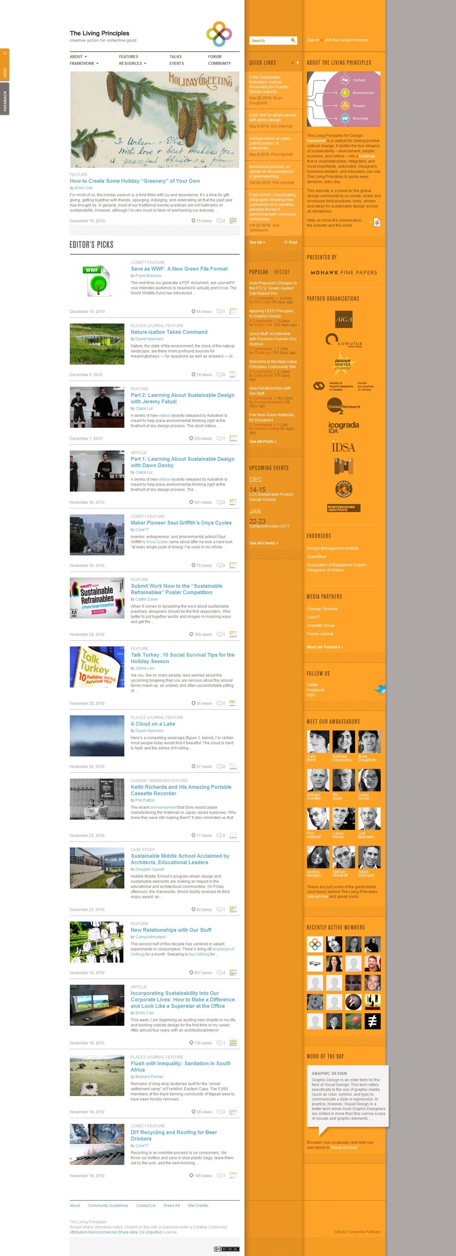 The Living Principles